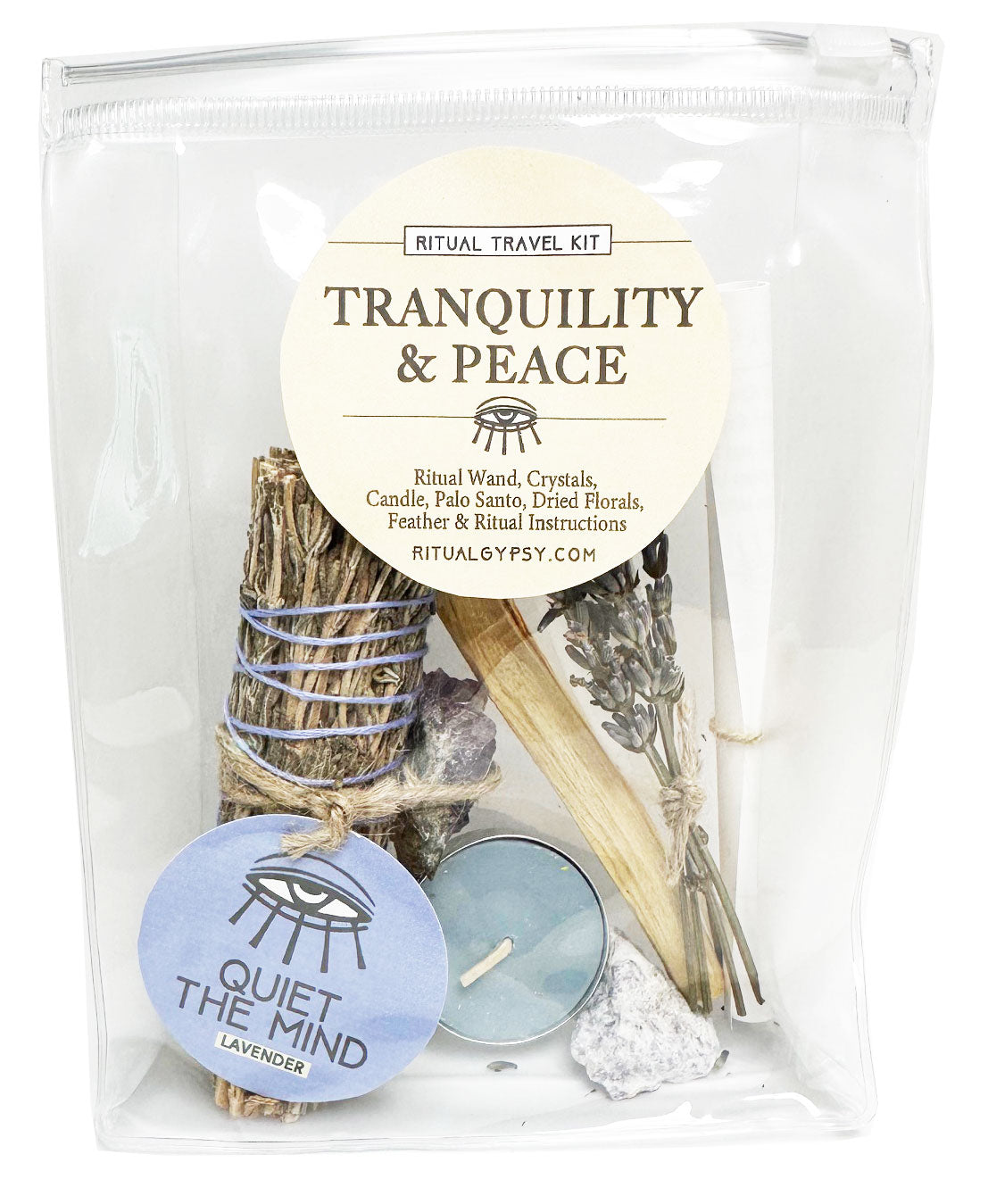 'QUIET YOUR MIND' - Tranquility & Peace RITUAL KIT