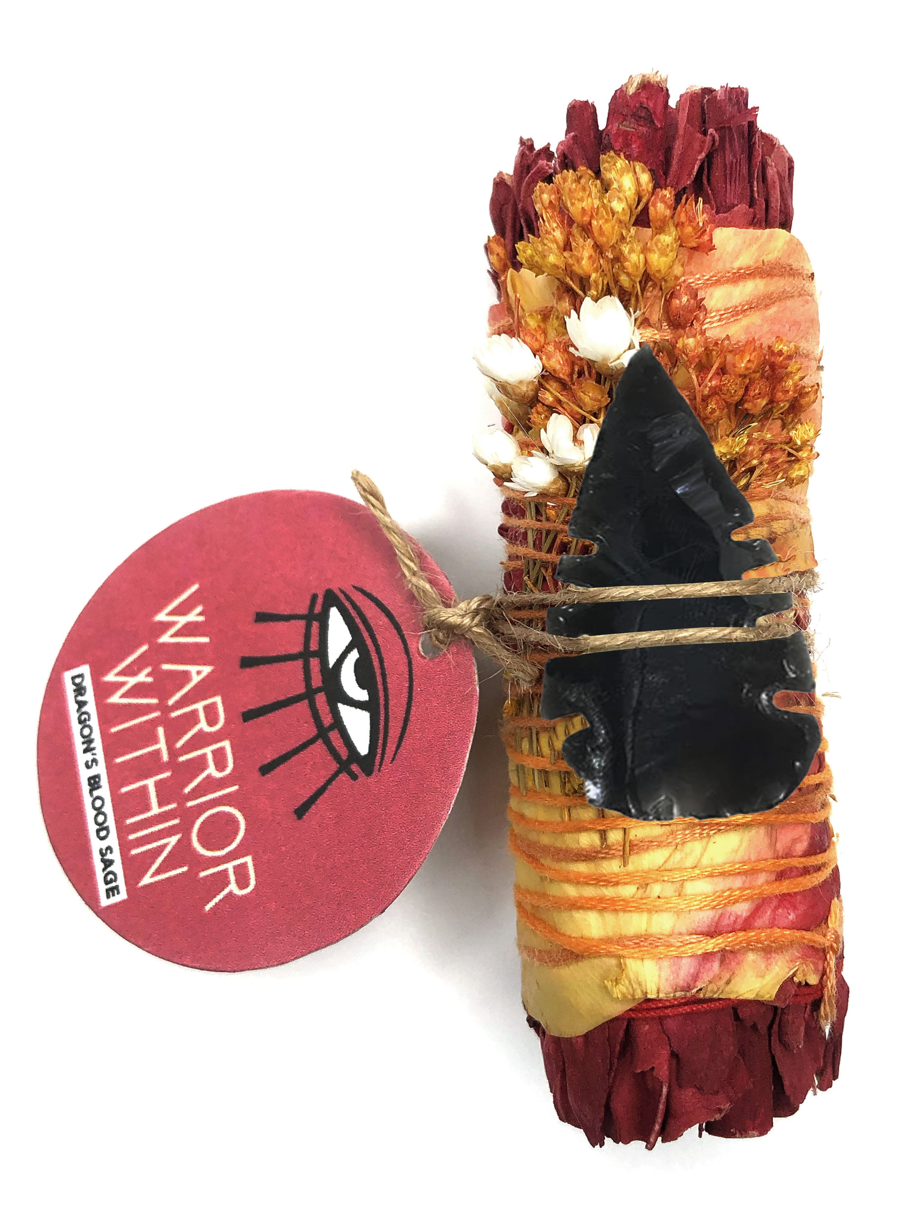 'WARRIOR WITHIN' (Dragon's Blood Sage + Obsidian Arrowhead)