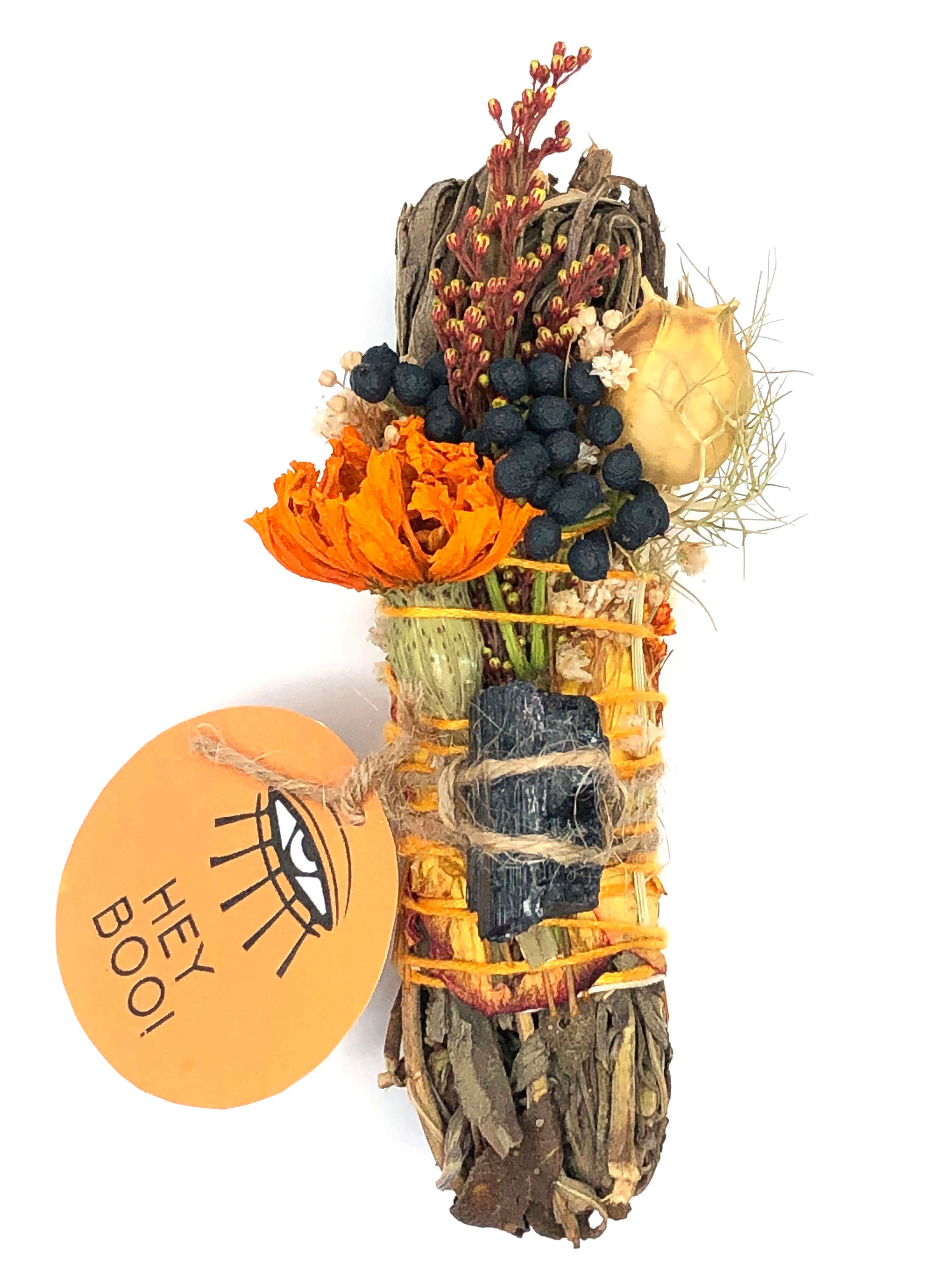 'HEY BOO!' Ritual Wand (Yerba Santa + Tourmaline)