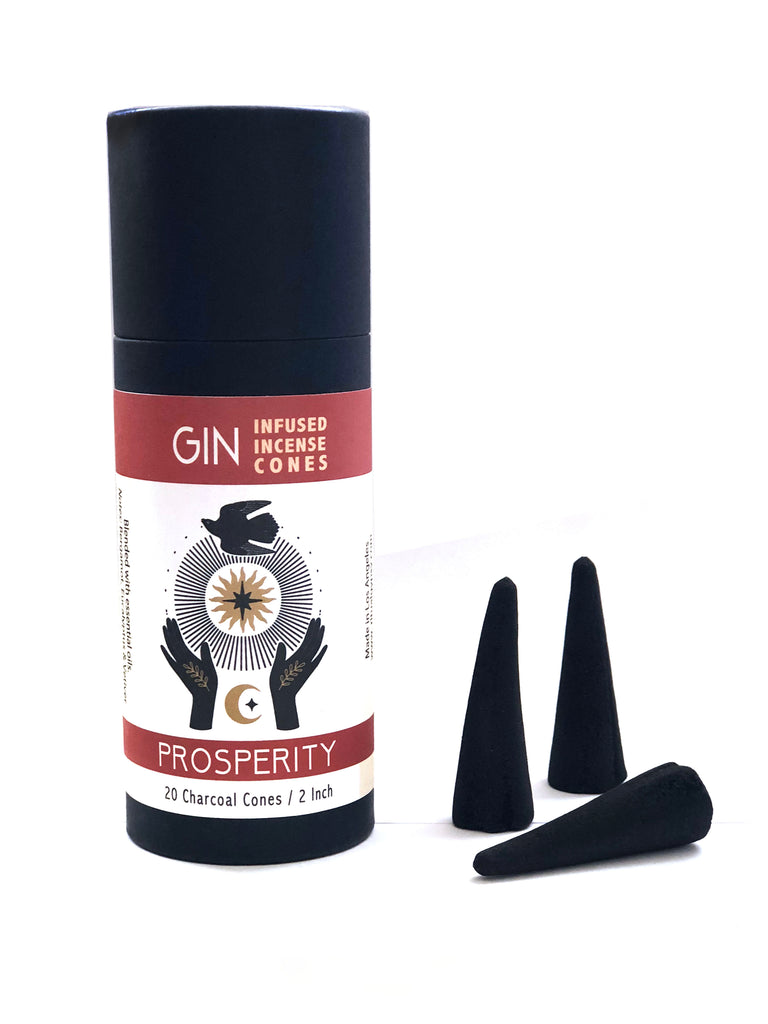 PROSPERITY Incense Cones (20) (GIN + Essential Oils)