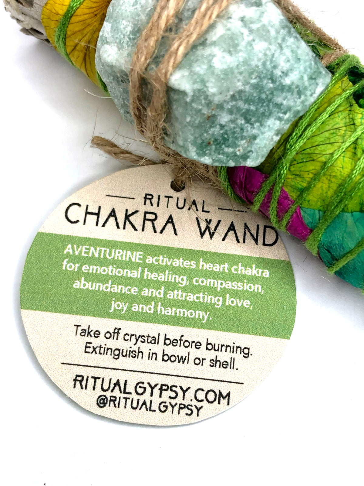 'HEART CHAKRA' Ritual Wand | Ritual Gypsy